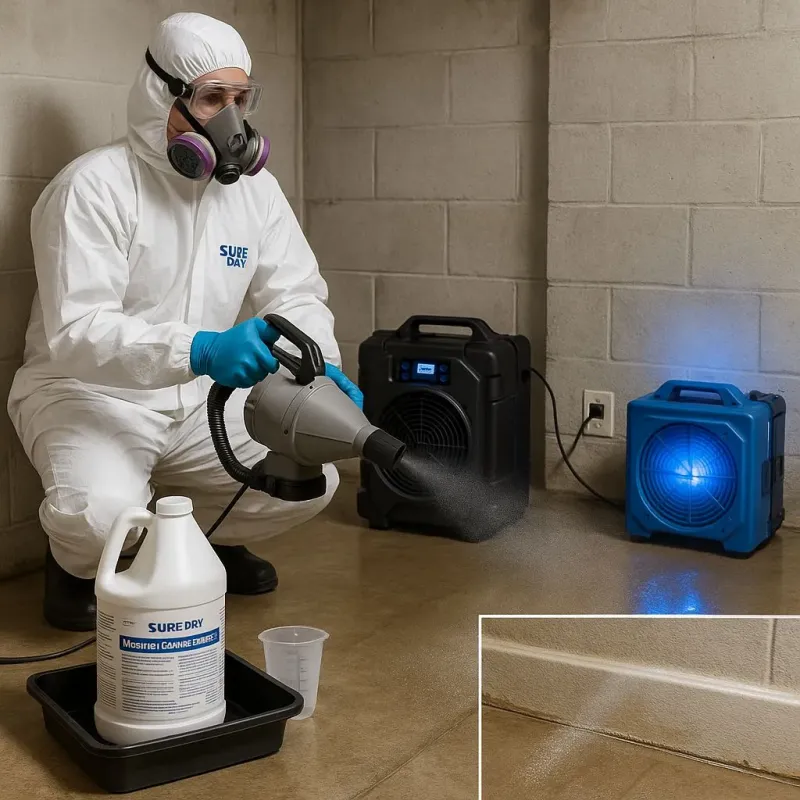 Sanitization and Odor Removal process in Pleasant Prairie, WI